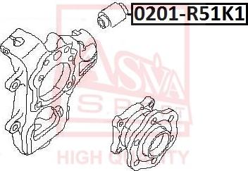 ASVA 0201-R51RK1 - Piekare, Šķērssvira autodraugiem.lv