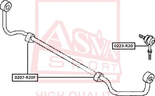 ASVA 0223-R20 - Stiepnis / Atsaite, Stabilizators autodraugiem.lv