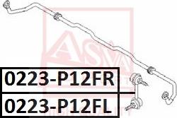 ASVA 0223-P12FL - Stiepnis / Atsaite, Stabilizators autodraugiem.lv
