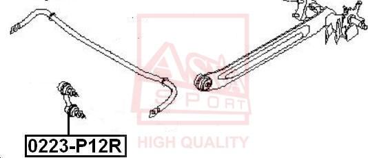 ASVA 0223-P12R - Stiepnis / Atsaite, Stabilizators autodraugiem.lv