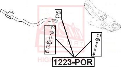 ASVA 1223-POR - Stiepnis / Atsaite, Stabilizators autodraugiem.lv