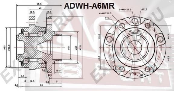 ASVA ADWH-A6MR - Riteņa rumba autodraugiem.lv