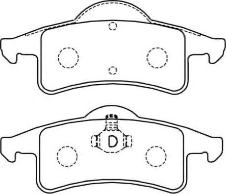 ACDelco 171659 - Bremžu uzliku kompl., Disku bremzes autodraugiem.lv