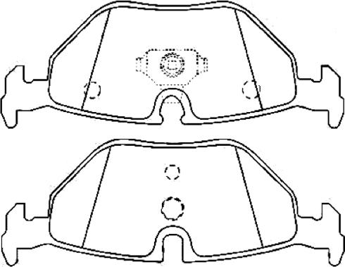 Optibelt 9945 - Bremžu uzliku kompl., Disku bremzes autodraugiem.lv