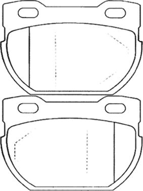 R Brake RB1090-207 - Bremžu uzliku kompl., Disku bremzes autodraugiem.lv