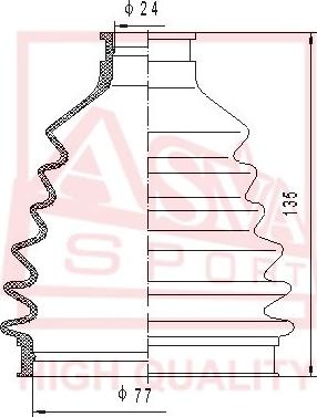 ASVA ASBT-105 - Putekļusargs, Piedziņas vārpsta autodraugiem.lv