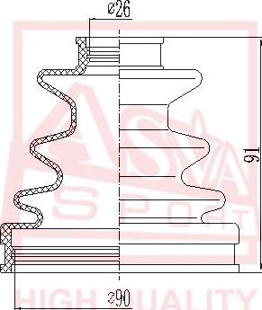 ASVA ASBT-100 - Putekļusargs, Piedziņas vārpsta autodraugiem.lv