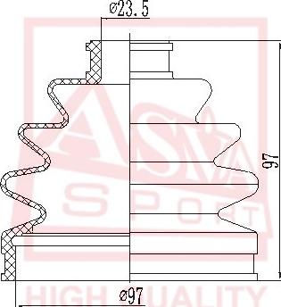 ASVA ASBT-110 - Putekļusargs, Piedziņas vārpsta autodraugiem.lv