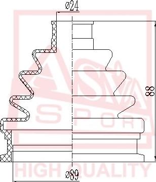 ASVA ASBT-170 - Putekļusargs, Piedziņas vārpsta autodraugiem.lv