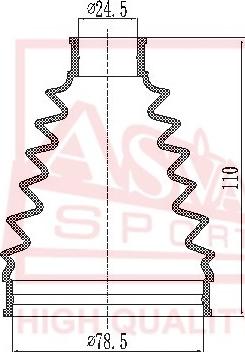 ASVA ASBT-AVRT27 - Putekļusargs, Piedziņas vārpsta autodraugiem.lv