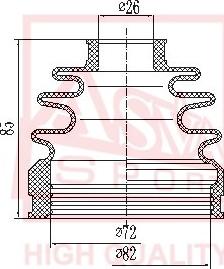 ASVA ASBT-INCW5 - Putekļusargs, Piedziņas vārpsta autodraugiem.lv