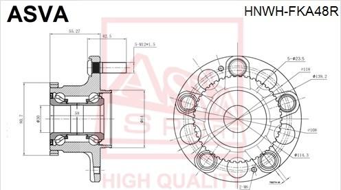 ASVA HNWH-FKA48R - Riteņa rumba autodraugiem.lv