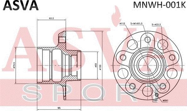 ASVA MBWH-001K - Riteņa rumba autodraugiem.lv