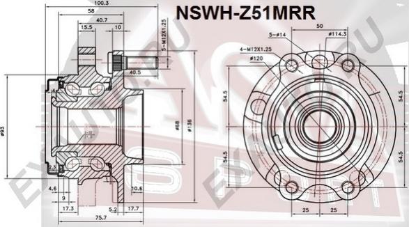 ASVA NSWH-Z51MRR - Riteņa rumba autodraugiem.lv