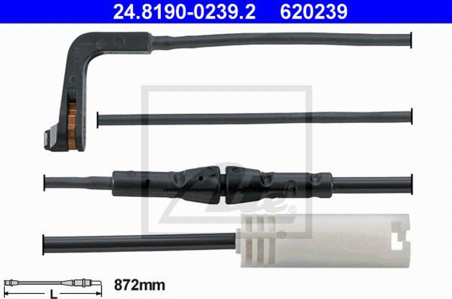 ATE 620239 - Indikators, Bremžu uzliku nodilums autodraugiem.lv
