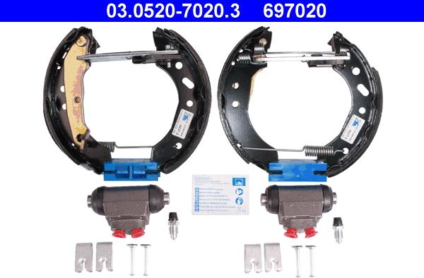 ATE 03.0520-7020.3 - Bremžu loku komplekts autodraugiem.lv