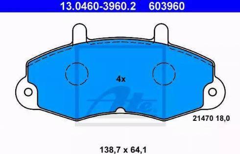 Alpha Brakes HKP-FR-020 - Bremžu uzliku kompl., Disku bremzes autodraugiem.lv