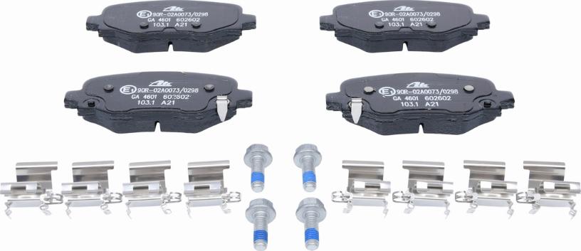 ATE 13.0460-2602.2 - Bremžu uzliku kompl., Disku bremzes autodraugiem.lv