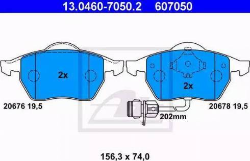 Alpha Brakes HKP-VW-025 - Bremžu uzliku kompl., Disku bremzes autodraugiem.lv