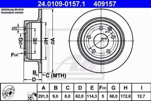 Alpha Brakes HTT-NS-047 - Bremžu diski autodraugiem.lv