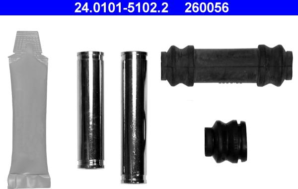 ATE 24.0101-5102.2 - Piederumu komplekts, Bremžu suports autodraugiem.lv