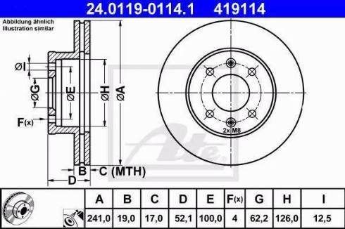 Alpha Brakes HTP-HY-508 - Bremžu diski autodraugiem.lv