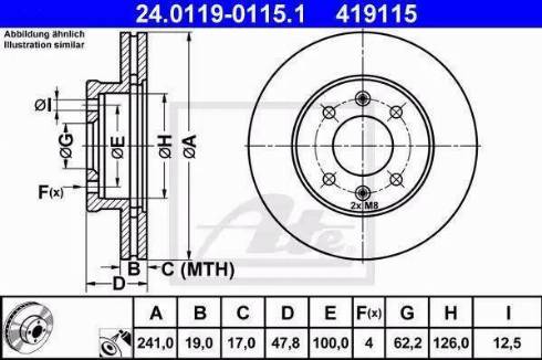 Alpha Brakes HTP-HY-517 - Bremžu diski autodraugiem.lv