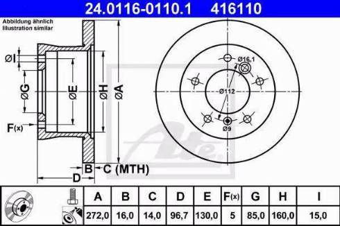 Alpha Brakes HTT-VW-007 - Bremžu diski autodraugiem.lv