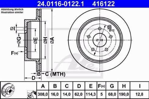 Alpha Brakes HTT-NS-039 - Bremžu diski autodraugiem.lv