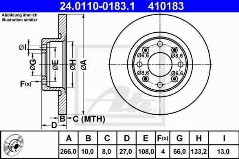 Alpha Brakes HTP-CT-007 - Bremžu diski autodraugiem.lv