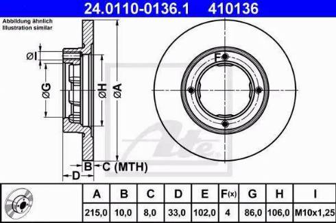 Alpha Brakes HTP-DW-001 - Bremžu diski autodraugiem.lv