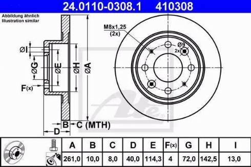 Alpha Brakes HTT-KA-306 - Bremžu diski autodraugiem.lv