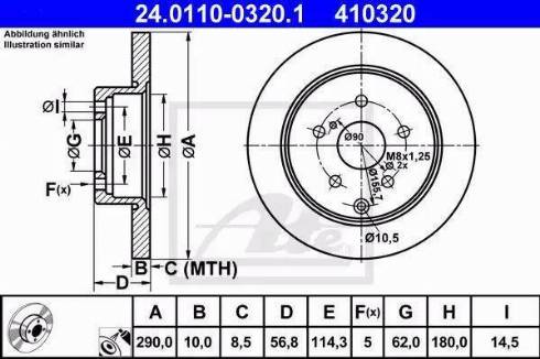 Alpha Brakes HTT-TY-050 - Bremžu diski autodraugiem.lv