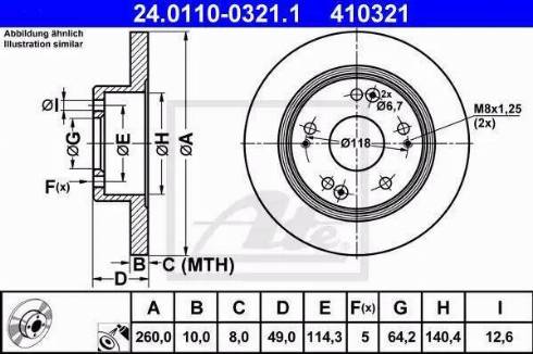 Alpha Brakes HTT-HD-030 - Bremžu diski autodraugiem.lv