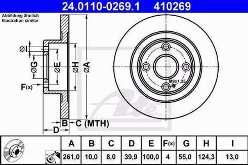 Alpha Brakes HTT-MZ-007 - Bremžu diski autodraugiem.lv