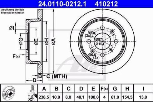 Alpha Brakes HTT-HD-003 - Bremžu diski autodraugiem.lv