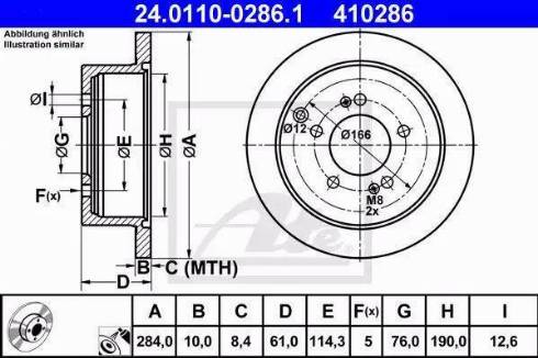 Alpha Brakes HTT-HY-506 - Bremžu diski autodraugiem.lv