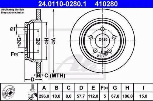 Alpha Brakes HTT-ME-033 - Bremžu diski autodraugiem.lv