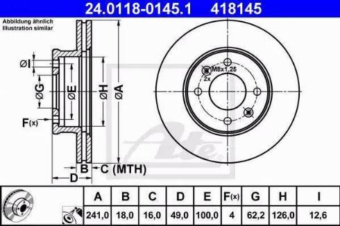 Alpha Brakes HTP-KA-322 - Bremžu diski autodraugiem.lv