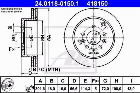 Alpha Brakes HTT-MZ-036 - Bremžu diski autodraugiem.lv