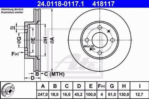 Alpha Brakes HTP-NS-072 - Bremžu diski autodraugiem.lv