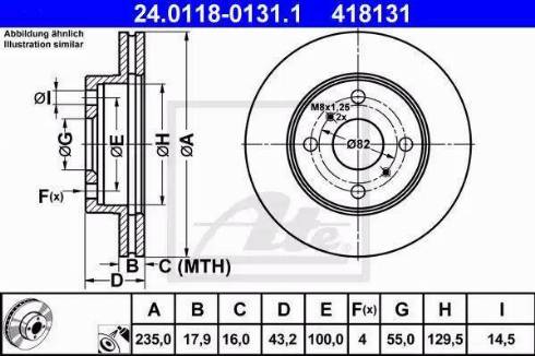 Alpha Brakes HTP-TY-120 - Bremžu diski autodraugiem.lv