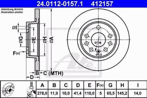 Alpha Brakes HTT-PL-019 - Bremžu diski autodraugiem.lv