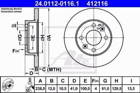 Alpha Brakes HTP-RE-002 - Bremžu diski autodraugiem.lv