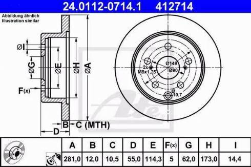 Alpha Brakes HTT-TY-052 - Bremžu diski autodraugiem.lv