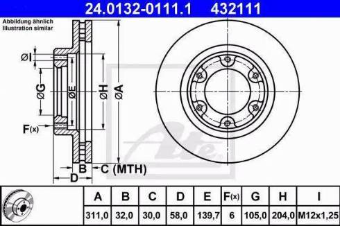 Alpha Brakes HTP-TY-124 - Bremžu diski autodraugiem.lv