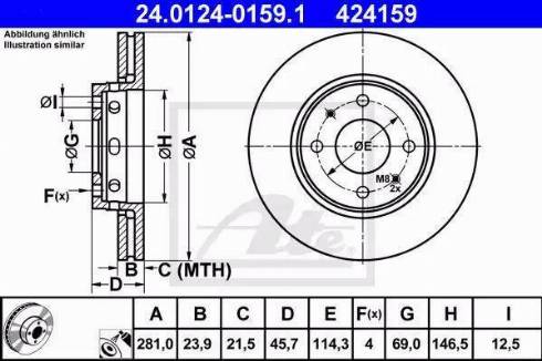 Alpha Brakes HTP-VV-015 - Bremžu diski autodraugiem.lv