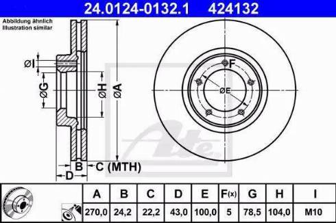 Alpha Brakes HTP-FR-027 - Bremžu diski autodraugiem.lv