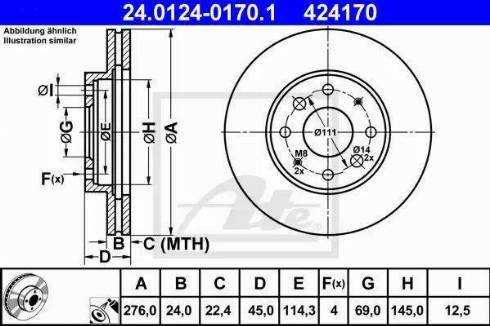 Alpha Brakes HTP-MS-026 - Bremžu diski autodraugiem.lv