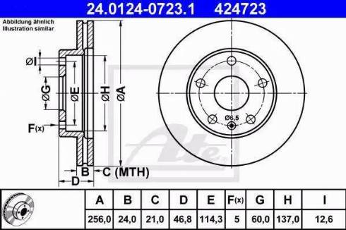 Alpha Brakes HTP-DW-007 - Bremžu diski autodraugiem.lv